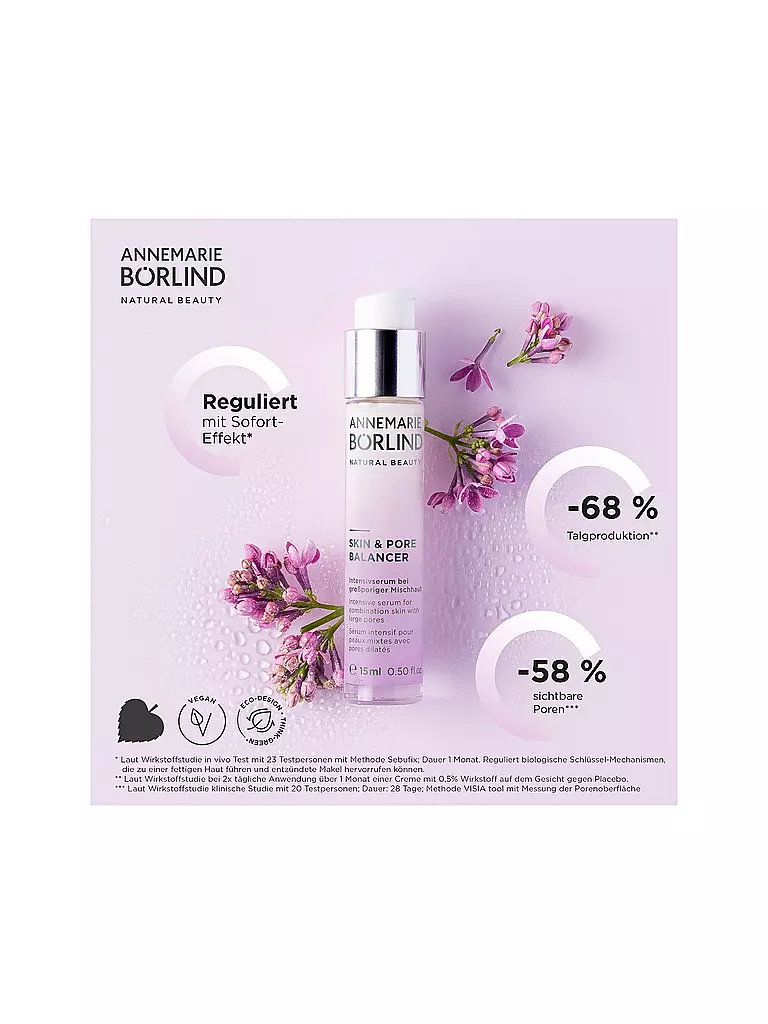 ANNEMARIE BÖRLIND | SKIN & PORE BALANCER INTENSIVSERUM 15ml | 