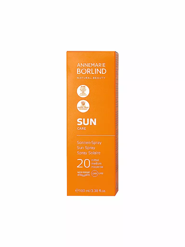 ANNEMARIE BÖRLIND | SUN CARE Spray Solaire FPS 20 100ml | keine Farbe