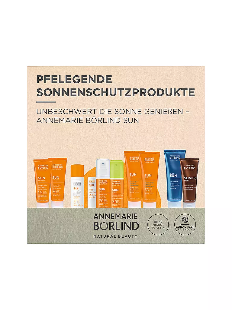 ANNEMARIE BÖRLIND | SUN CARE Spray Solaire Rafraîchissant FPS30 100ml | 
