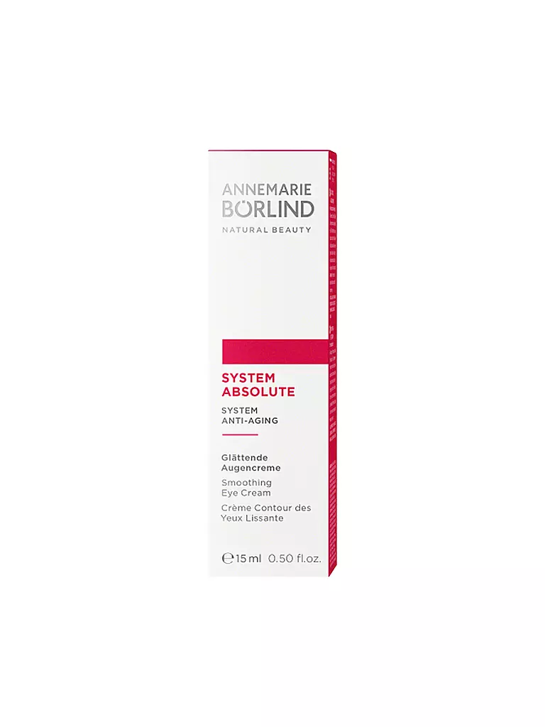 ANNEMARIE BÖRLIND | SYSTEM ABSOLUTE Crème Lissante Contour des Yeux 15ml | keine Farbe