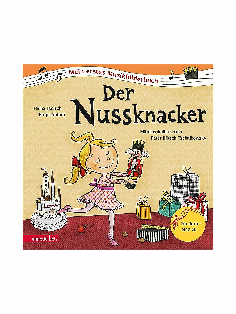 ANNETTE BETZ VERLAG | Livre - Casse-Noisette avec CD audio | keine Farbe