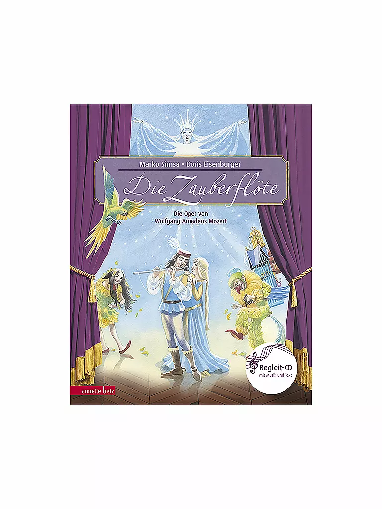 ANNETTE BETZ VERLAG | Livre - La Flûte enchantée avec CD audio | keine Farbe