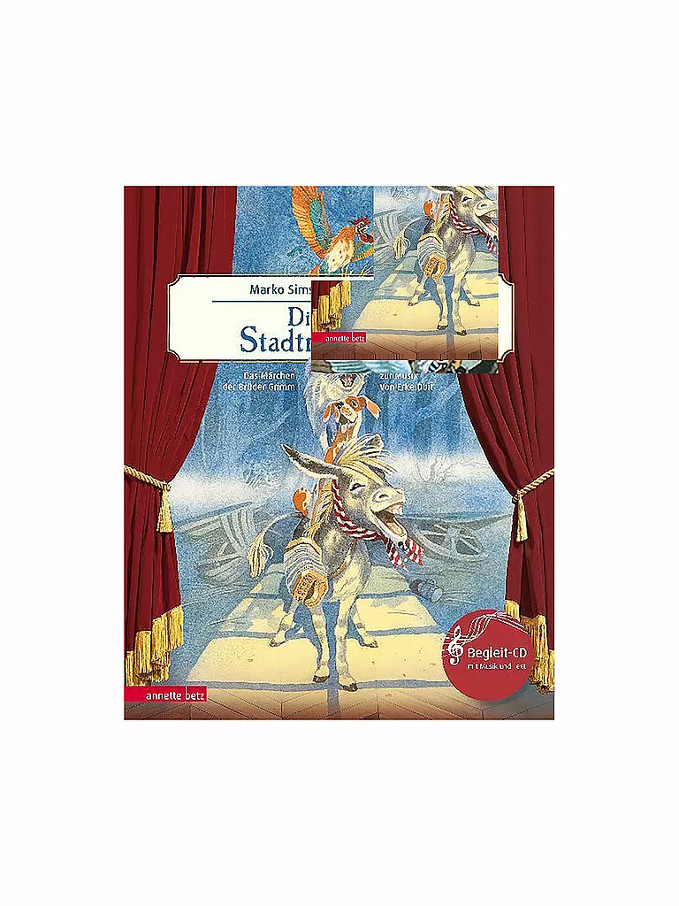 ANNETTE BETZ VERLAG | Livre - Les Musiciens de Brême avec CD audio | keine Farbe