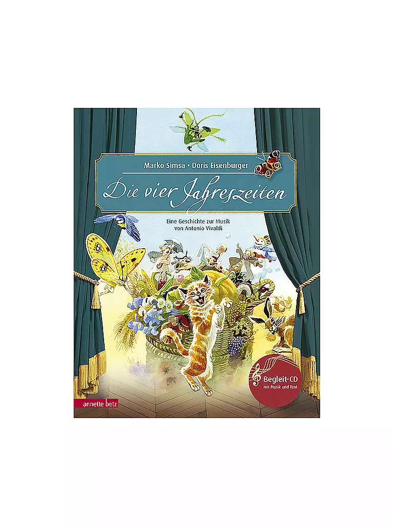 ANNETTE BETZ VERLAG | Livre - Les quatre saisons avec CD audio | Aucune couleur