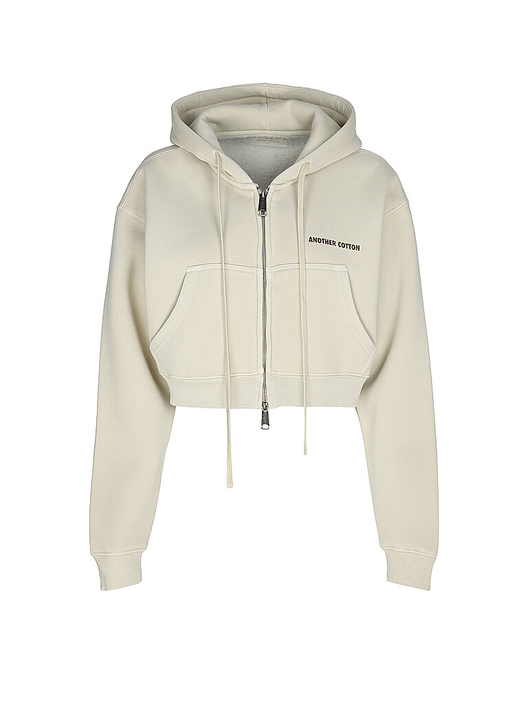 Sweat-shirt zippé blanc S