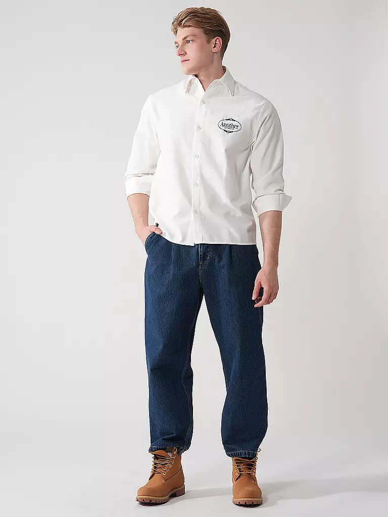 ANOTHER COTTON LAB | Chemise coupe regular | weiss