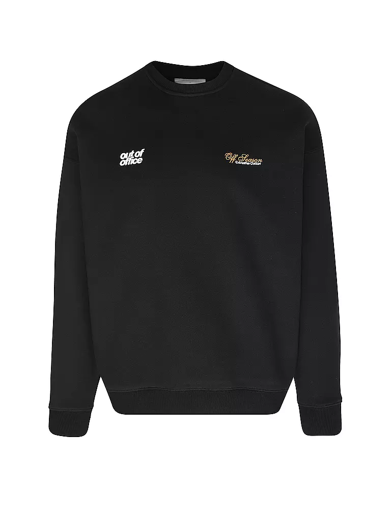 ANOTHER COTTON LAB | Pull coupe oversize OUT OF OFFICE | schwarz