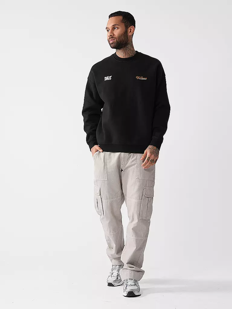 ANOTHER COTTON LAB | Pull coupe oversize OUT OF OFFICE | schwarz