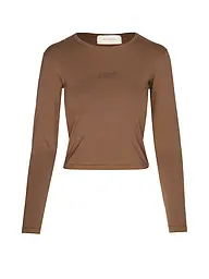 ANOTHER COTTON LAB | T-shirt à manches longues | Marron