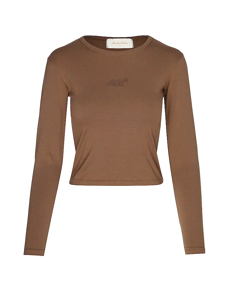 ANOTHER COTTON LAB | T-shirt à manches longues | Marron