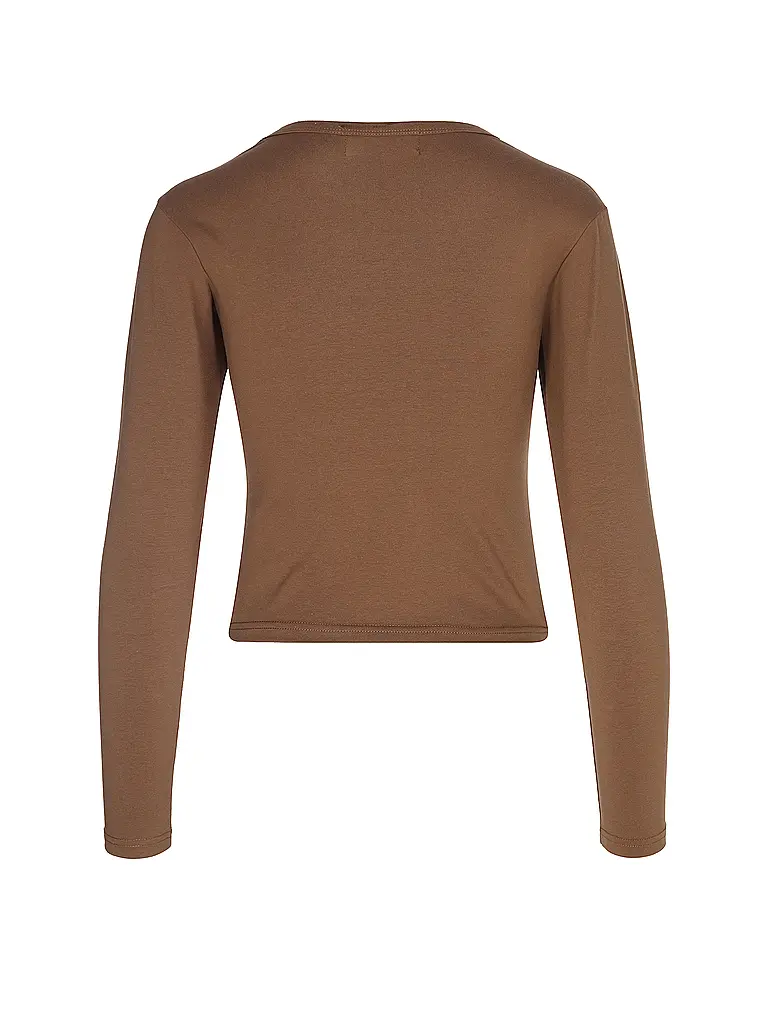 ANOTHER COTTON LAB | T-shirt à manches longues | Marron
