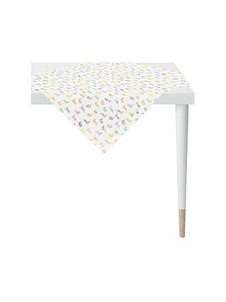 APELT | Mitteldecke SEASON 88x88cm Weiss/Hasen