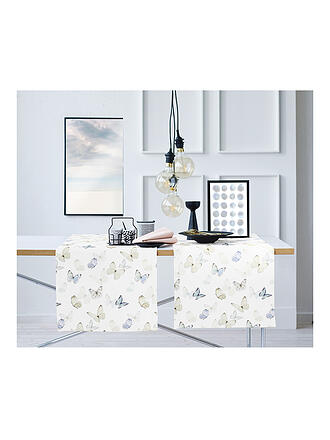 APELT | Chemin de table SEASON 140x48cm Blanc/Papillon