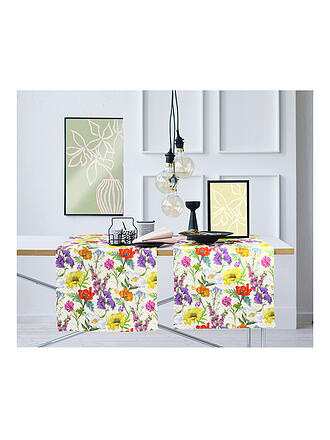 APELT | Chemin de table SEASON 140x48cm Multicolore/Fleurs