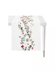 APELT | Chemin de table de Noël 140x46cm SEASON Blanc | Blanc