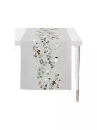 APELT | Chemin de table de Noël 140x46cm SEASON Blanc | Blanc