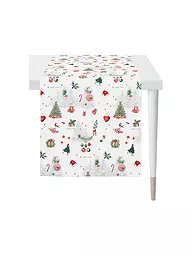 APELT | Chemin de table de Noël 140x48cm SEASON Blanc | Blanc