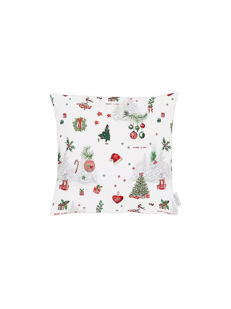 APELT | Housse de coussin de Noël 40x40cm SEASON Blanc | weiss