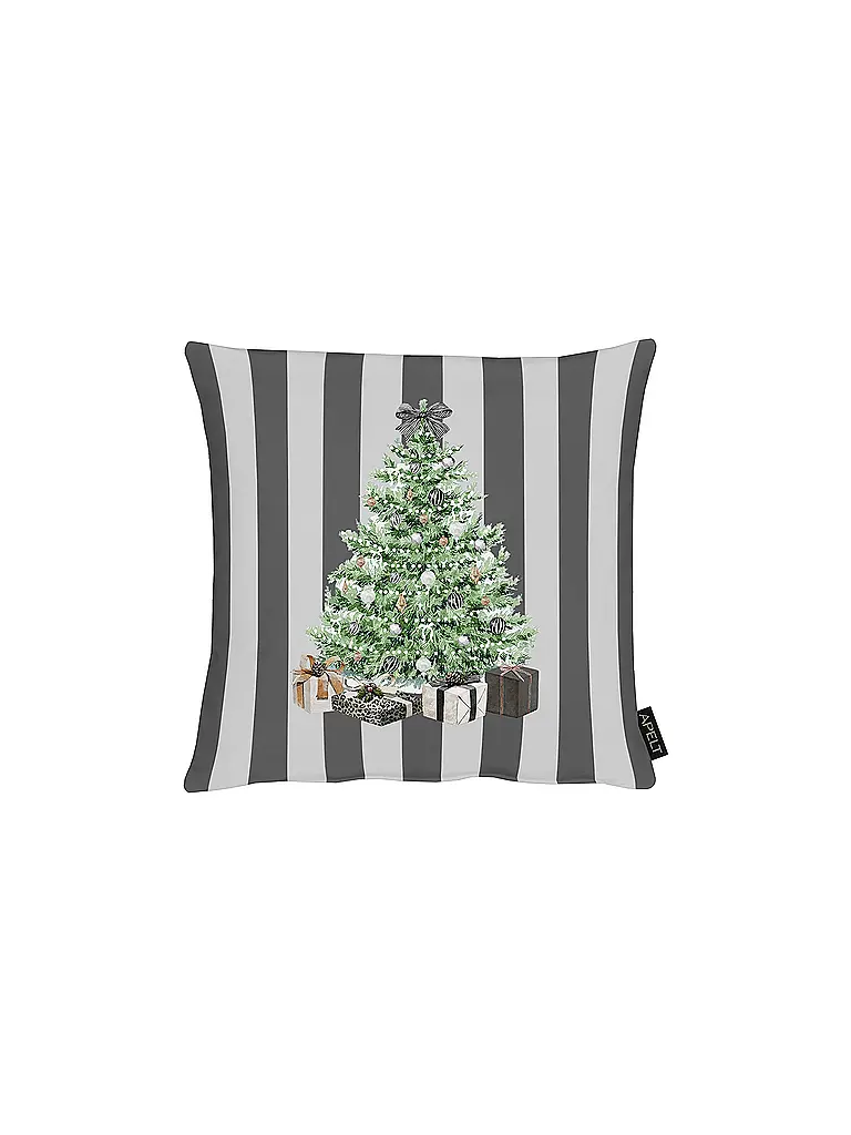 APELT | Housse de coussin de Noël 40x40cm SEASON Rouge | grau