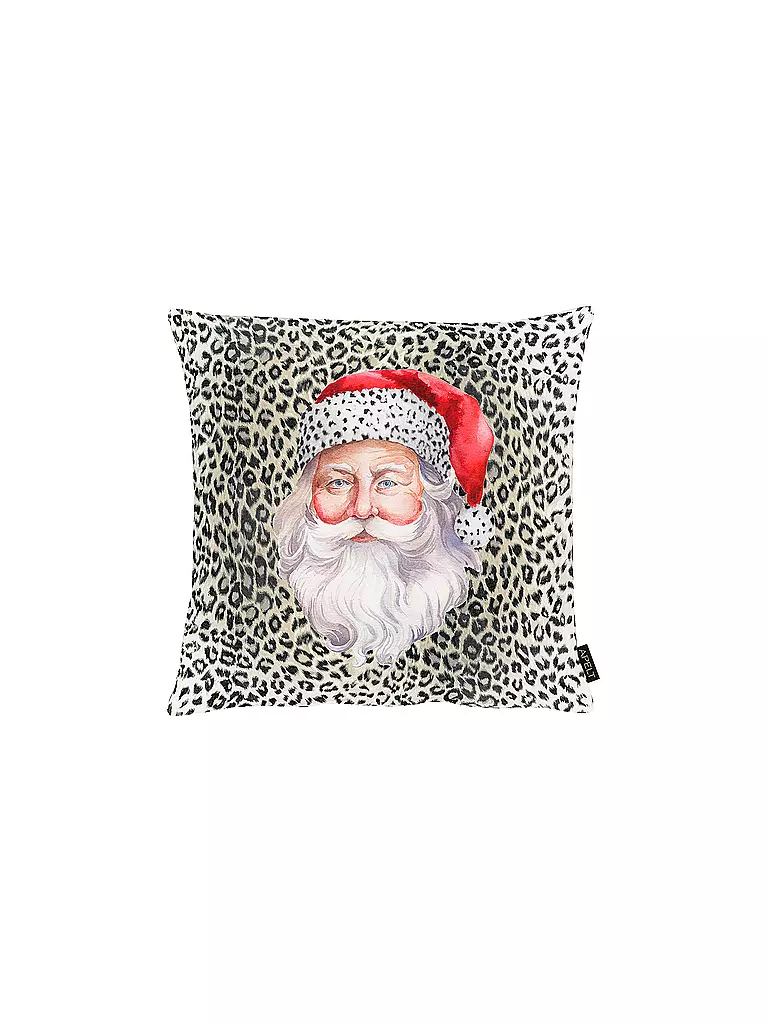 APELT | Housse de coussin de Noël 46x46cm SEASON Leo/Santa | camel