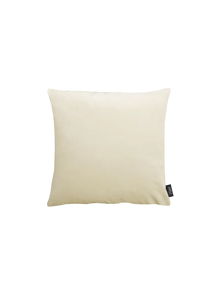 APELT | Housse de coussin en velours 46x46cm SOFTSTYLE Blanc | weiss