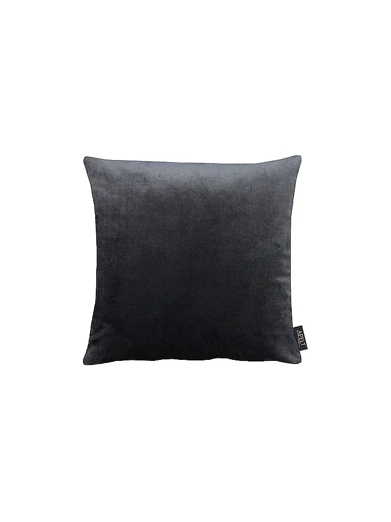 APELT | Housse de coussin en velours 46x46cm SOFTSTYLE Gris foncé | grau