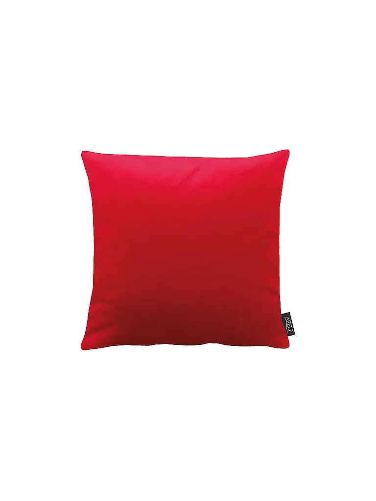 APELT | Housse de coussin en velours 46x46cm SOFTSTYLE Rouge | rot