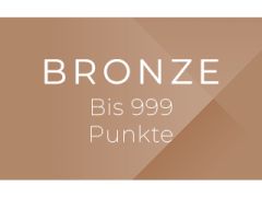Fond bronze avec des formes géométriques. Le texte est « BRONZE » et « Jusqu'à 999 points ».