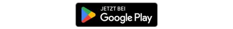Un bouton rectangulaire noir avec le logo Google Play sur le côté gauche. Le texte indique « DISPONIBLE SUR Google Play » en blanc.