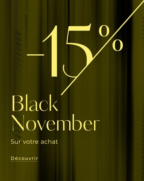 -15% Black November. Sur votre achat. Découvrir.