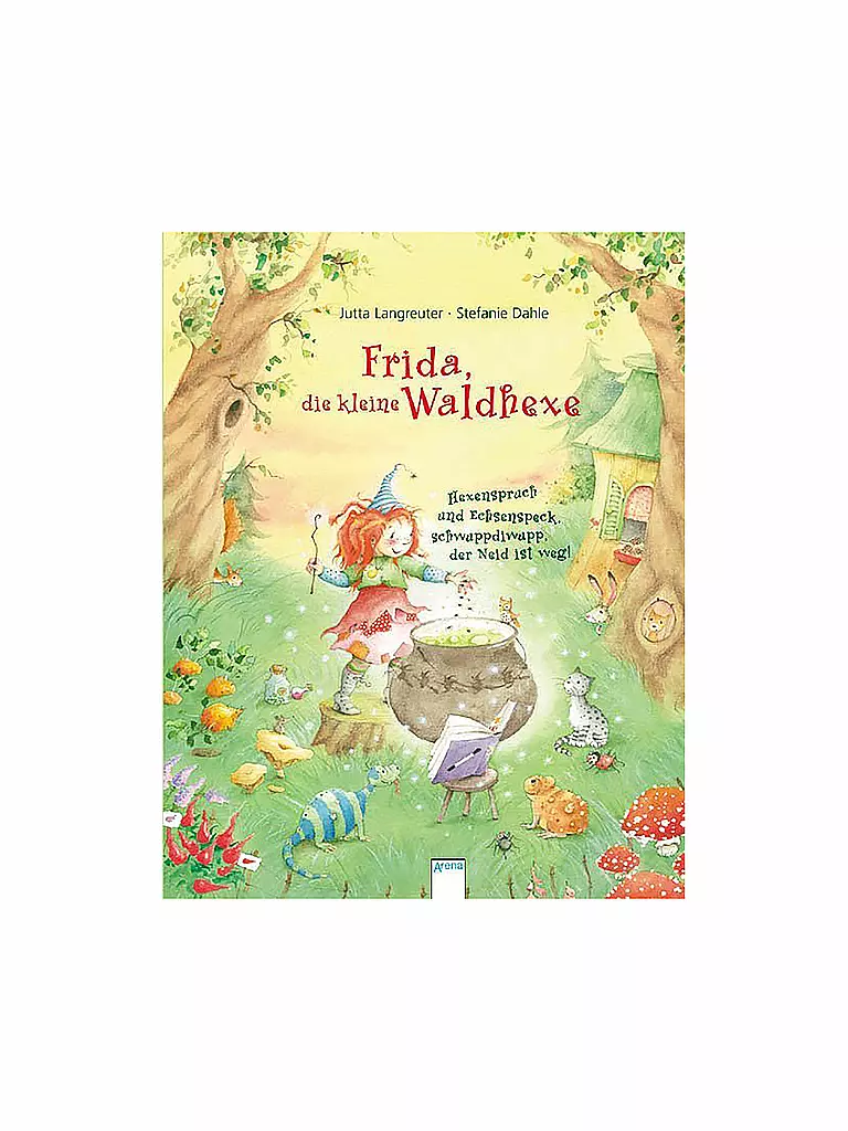 ARENA VERLAG | Livre - Frida, la petite sorcière des bois - Formule magique et lard de lézard, hop là, la jalousie s'en va ! | Aucune couleur