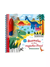 ARENA VERLAG | Livre de coloriage - Coloriage avec le pinceau magique. Dinosaures | Aucune couleur