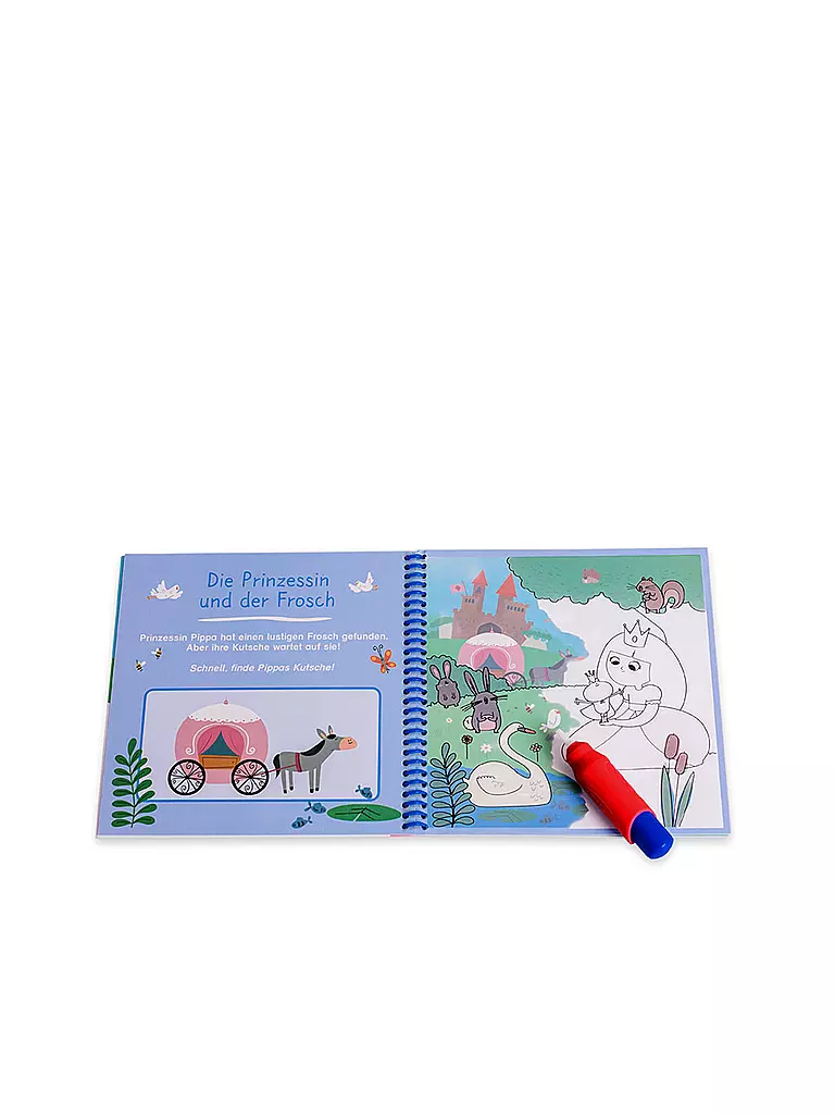 ARENA VERLAG | Livre de coloriage - Coloriage avec le pinceau magique. Dinosaures | keine Farbe