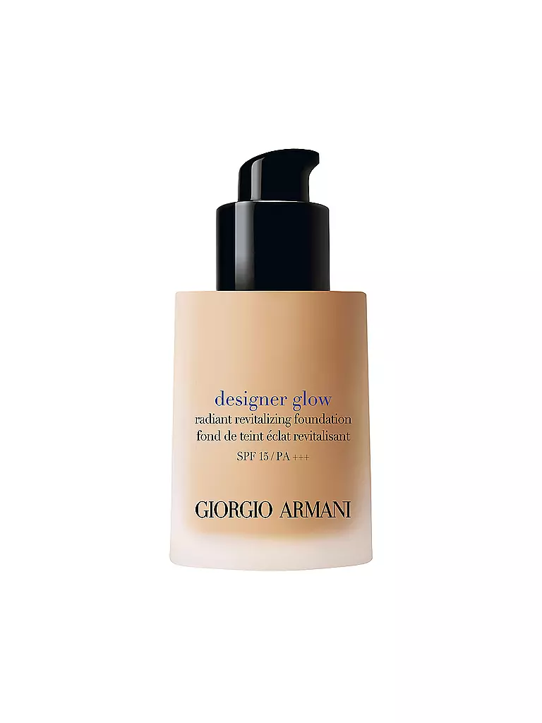 ARMANI COSMETICS | Designer Glow Foundation 30ml FPS 20 (4) | Camel