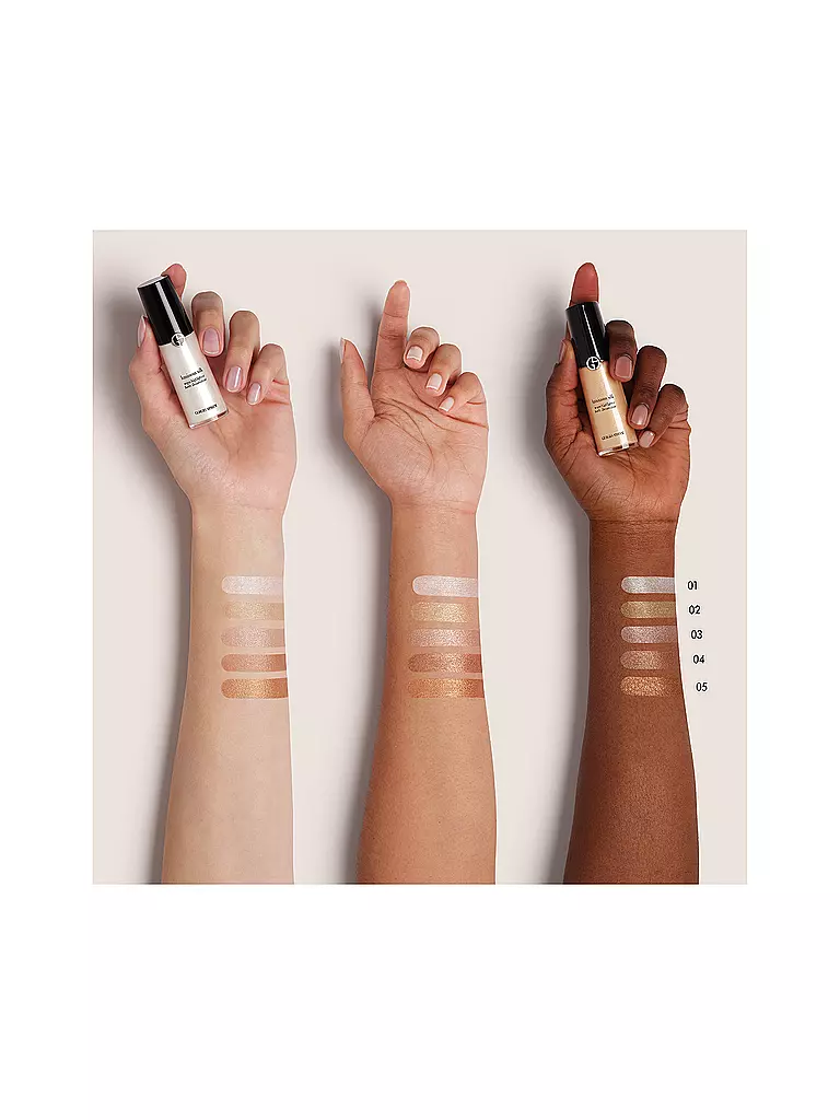ARMANI COSMETICS | Luminous Silk Acqua Highlighter (3 Dawn) | Marron clair