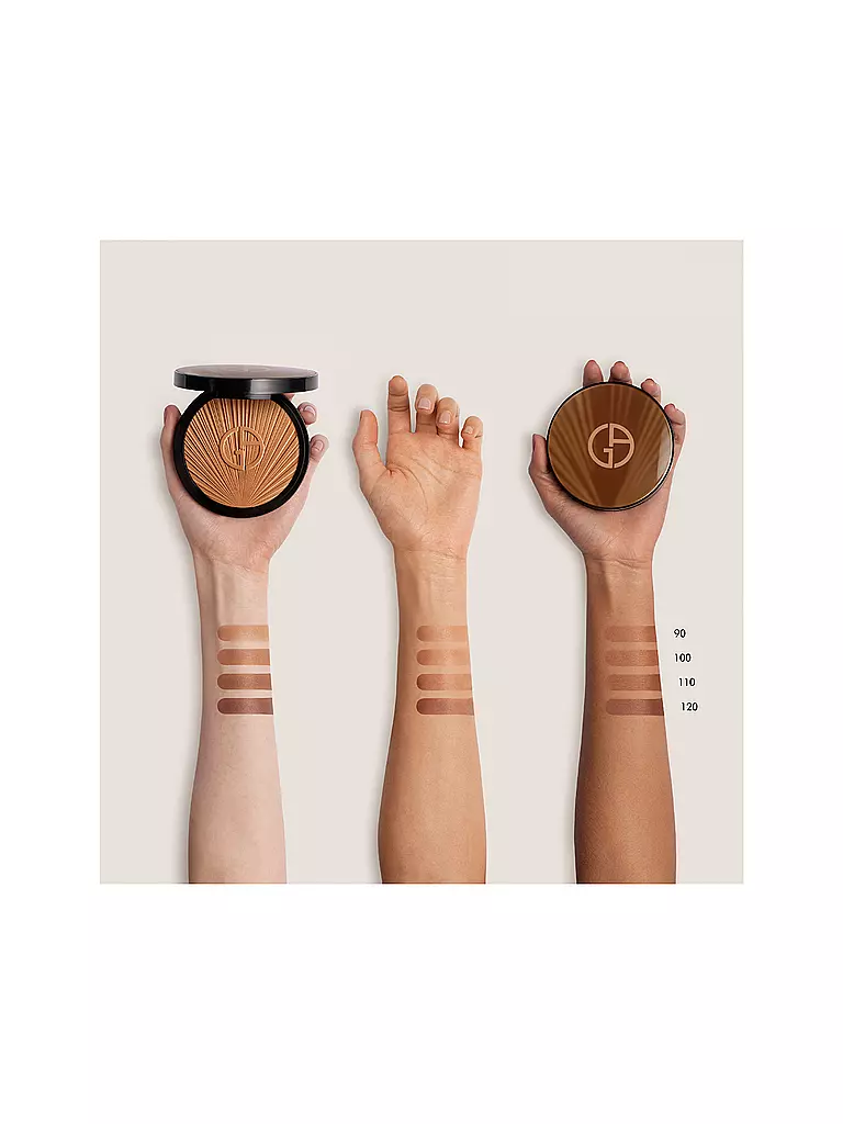 ARMANI COSMETICS | Luminous Silk Glow Bronzer (90 Rayons Dorés) | Marron clair