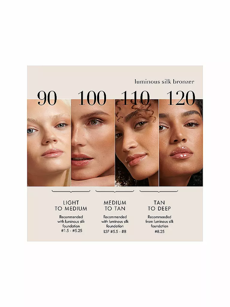 ARMANI COSMETICS | Luminous Silk Glow Bronzer (90 Rayons Dorés) | Marron clair