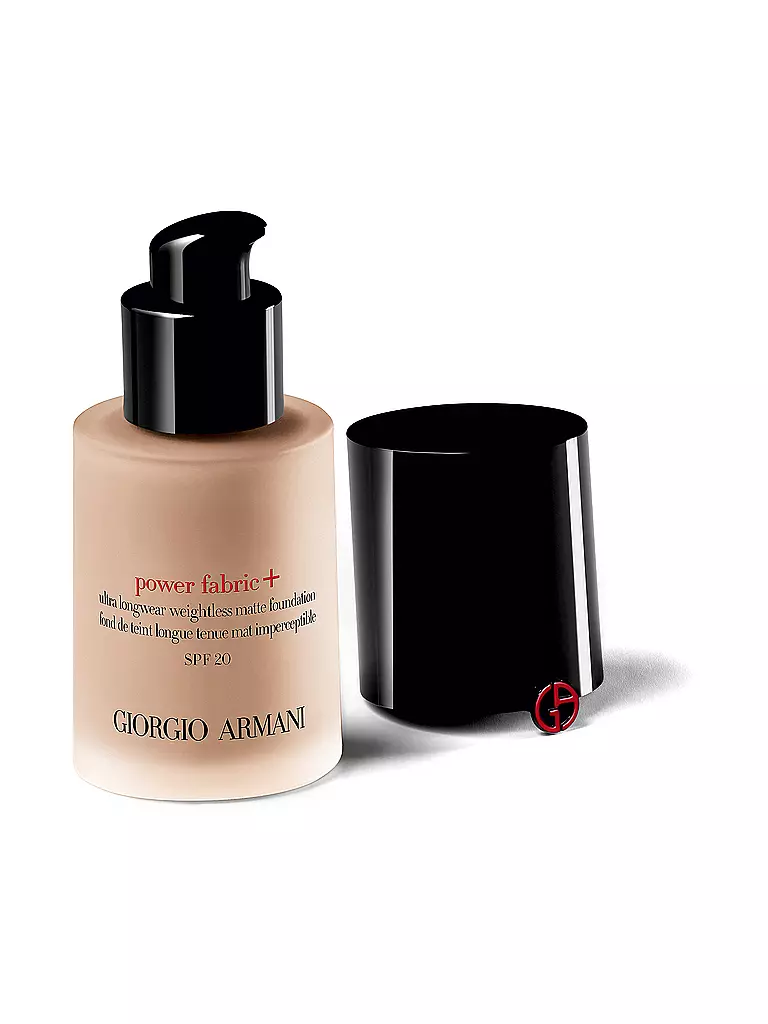 ARMANI COSMETICS | Power Fabric + Fond de Teint Longue Tenue Haute Couvrance ( 5.25 ) | camel