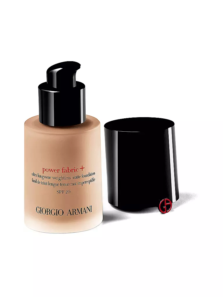 ARMANI COSMETICS | Power Fabric + Fond de teint Longue Tenue Haute Couvrance ( 7 ) | braun