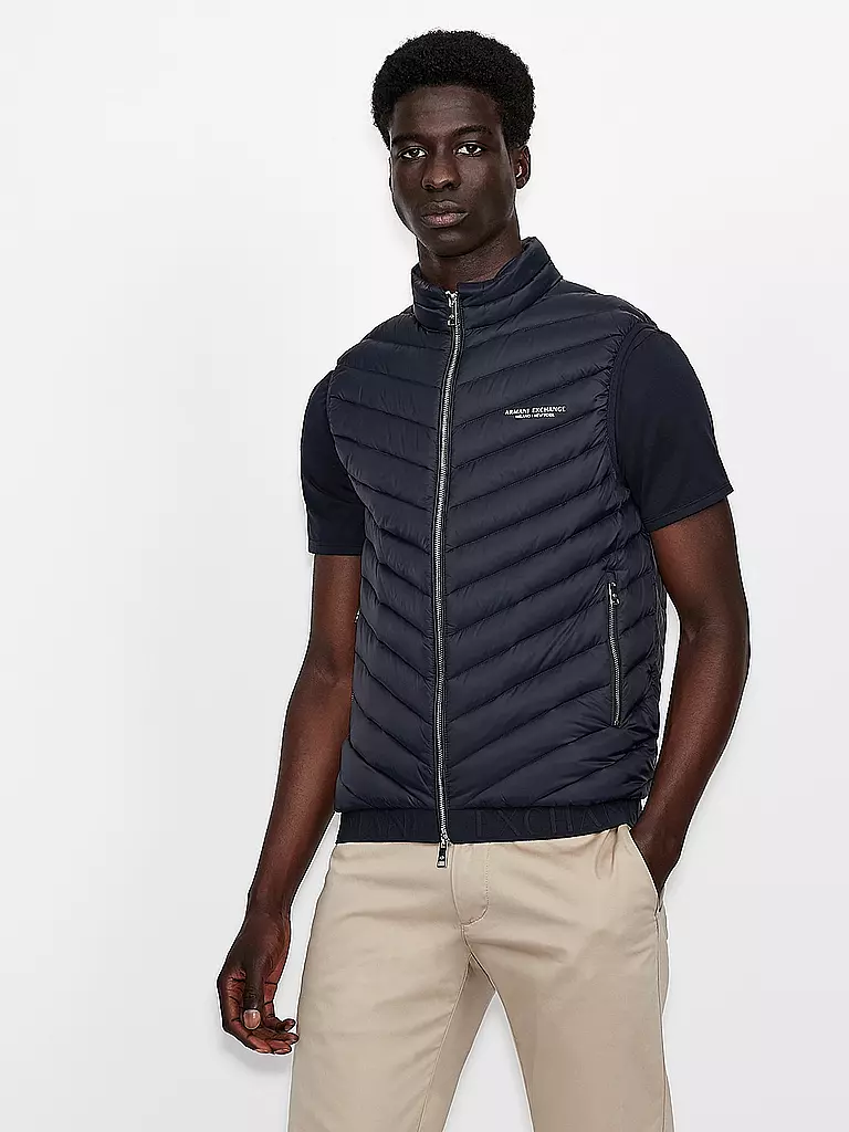 ARMANI EXCHANGE | Daunensteppgilet | Bleu