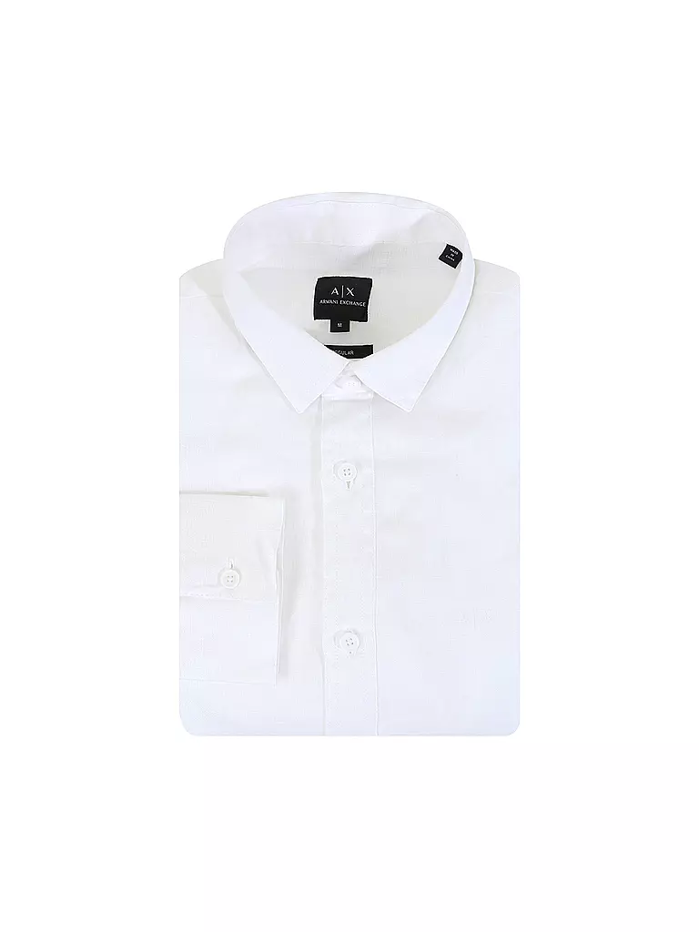 ARMANI EXCHANGE | Leinenhemd  | Blanc