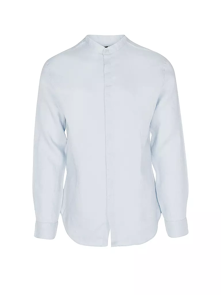 ARMANI EXCHANGE | Leinenhemd Regular Fit  | Bleu clair