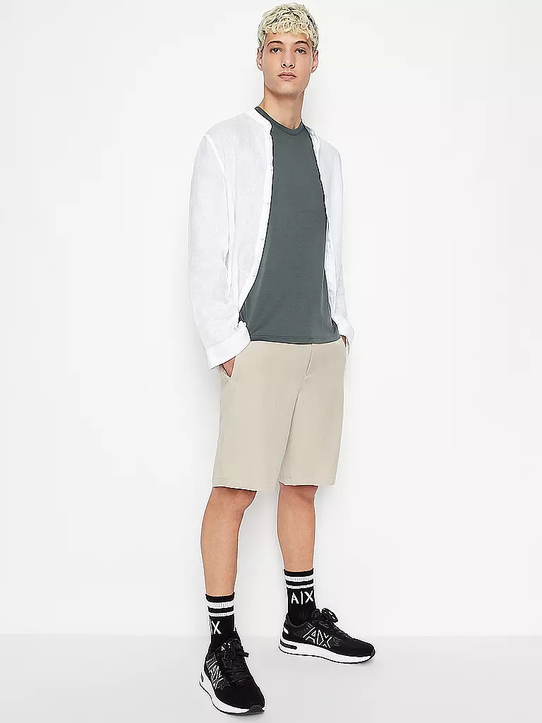 ARMANI EXCHANGE | Leinenhemd Regular Fit  | Blanc