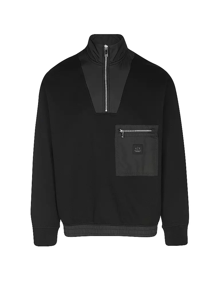 ARMANI EXCHANGE | Troyer Sweater  | Noir