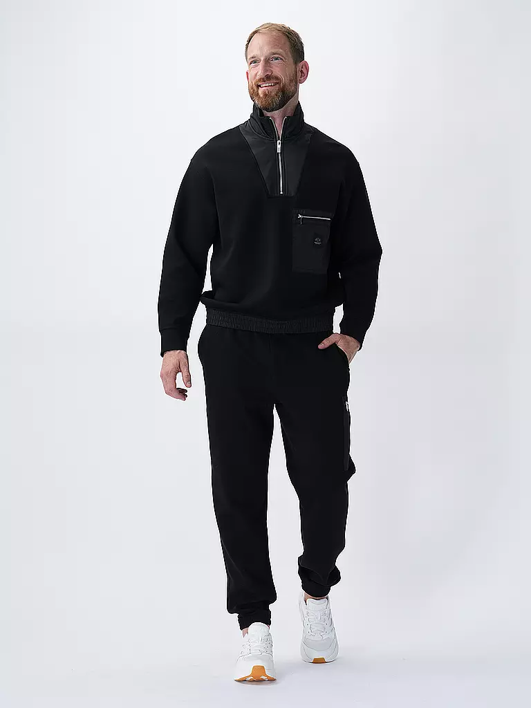 ARMANI EXCHANGE | Troyer Sweater  | Noir