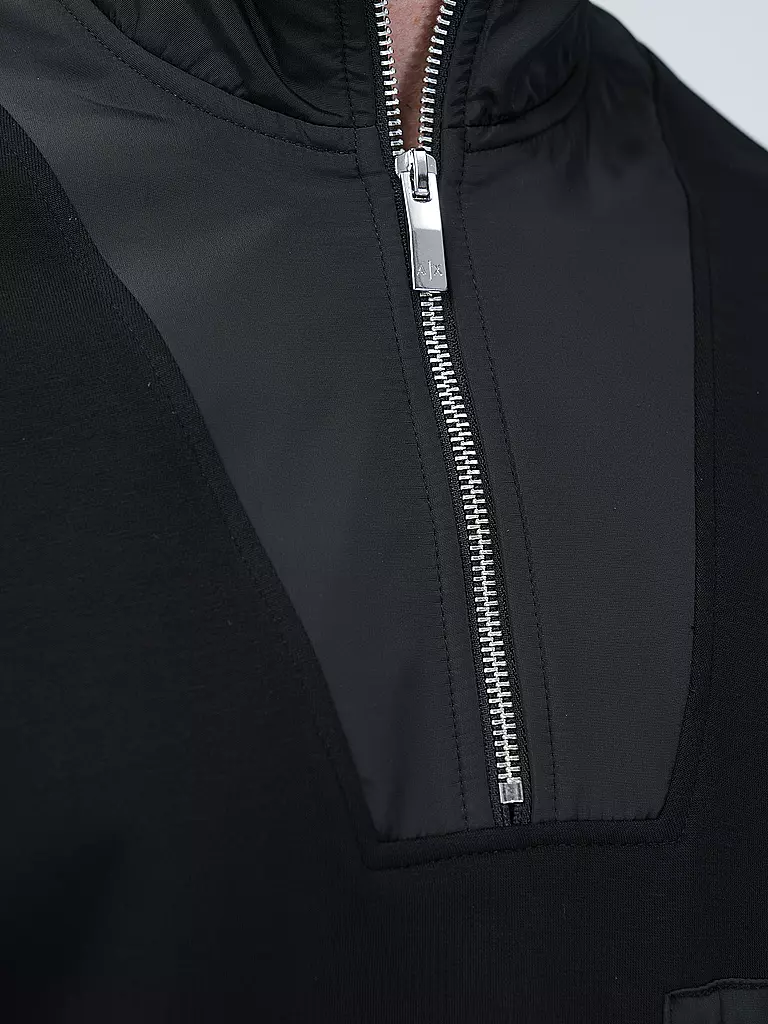 ARMANI EXCHANGE | Troyer Sweater  | Noir