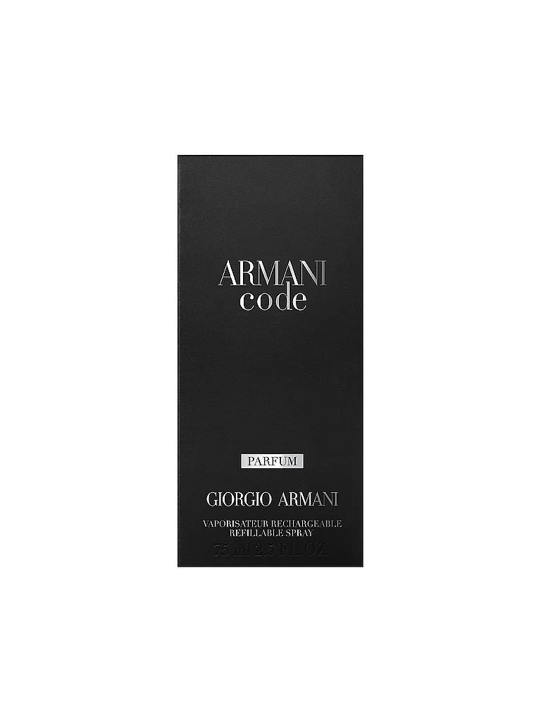 ARMANI Code Parfum 75 ml Rechargeable