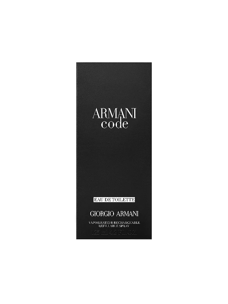 ARMANI Code Eau de Toilette 125ml Rechargeable