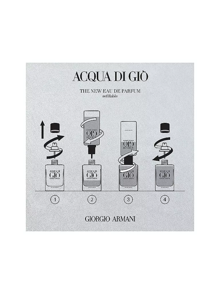 ARMANI | Acqua di Giò Eau de Parfum 50ml Rechargeable | Aucune couleur