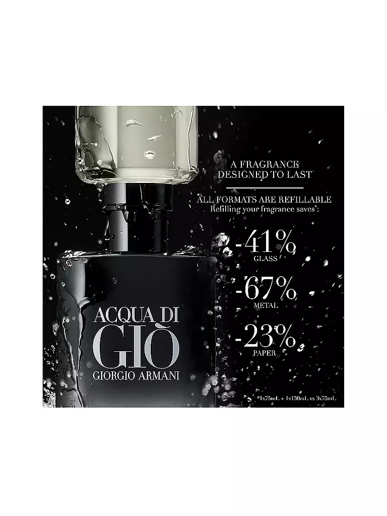 ARMANI | Acqua di Giò Parfum 150ml Flacon de recharge | 
